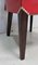 Ebony Macassar and Red Leather Dining Chairs, 1930s, Set of 2, Image 14