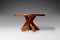T21D Round Dining Table in Elm by Pierre Chapo, 1960s 2