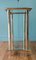French Gold & Chrome 2-Tier Side Table, 1970s, Image 5