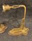 Antique Art Nouveau Brass and Wood Sconces, Set of 2 5