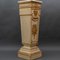 18th Century Italian Column of Trapezoidal Shape in Lacquered and Gilded Wood with Marble Top 3