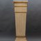 18th Century Italian Column of Trapezoidal Shape in Lacquered and Gilded Wood with Marble Top 4
