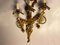 Large Gold Gilded Murano Glass Fruit Sconces, 1950s, Set of 2, Image 2