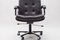 Italian Brown High Back Leather Office Chair, 1970s 6