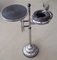 French Art Deco Chromed Steel Smoking Table, 1930s, Image 1