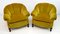 Mid-Century Modern Italian Velvet Lounge Chairs, 1950s, Set of 2 8
