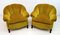 Mid-Century Modern Italian Velvet Lounge Chairs, 1950s, Set of 2 1