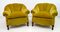 Mid-Century Modern Italian Velvet Lounge Chairs, 1950s, Set of 2 7