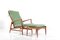 Fauteuil Vintage et Ottomane par Ib Kofod-Larsen for Selig, Set de 2 2