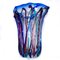 Vase Colored Threads in Murano Glass by Valter Rossi for VRM 1