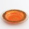Large Bowl in Orange with Yellow, Bronze and Aventine Inclusions by Salvador Ysart for Monart, 1930s 1