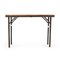 Folding Table with Wooden Top and Legs in Iron 1