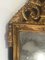 Restaurationszeit Spiegel aus goldenem Holz & grüner Patina, 1800er 5