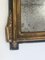 Restaurationszeit Spiegel aus goldenem Holz & grüner Patina, 1800er 6