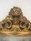 Restoration Period Mirror in Golden Wood & Green Patina, 1800s 4