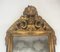 Restoration Period Mirror in Golden Wood & Green Patina, 1800s 2