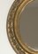 Small French Gilt Stuck Oval Mirror, 1900s 7