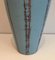 Blueish Ceramic Vase, 1970s 5