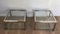 Large French Chrome Side Tables, 1970s, Set of 2 1