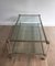 French Chrome & Acrylic Glass Coffee Table, 1970s 1