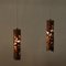 Brutalist Copper Cylinder-Shaped Ceiling Lamps, Sweden, 1960s, Set of 2 6