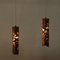 Brutalist Copper Cylinder-Shaped Ceiling Lamps, Sweden, 1960s, Set of 2, Image 6