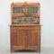 Belgian Art Nouveau Sideboard with Blown Glass, 1890s 1