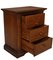 Small Polished Walnut Chest Bedside Table from Bassano's Ebanistery, 1920s, Image 3