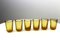 Set da liquore Mid-Century in vetro ambrato di Moser Karlsbad, set di 7, Immagine 15