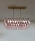 84 Pink Murano Glass Poliedri Chandelier by Carlo Scarpa, 1978 9