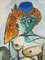 Lithographisches Plakat der Weinlese-Frau mit türkischer Kappe nach Pablo Picasso 4