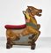 Wood & Velvet Fairground Merry Go Round Carousel Decorative Horse Seat No 9, 1930s, Image 3