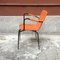 Italian Orange Steel Outdoor Scooby Chair, 1960s 5