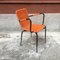 Italian Orange Steel Outdoor Scooby Chair, 1960s 1