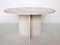 Vintage Italian Pink Marble Circular Dining Table, 1970s 1