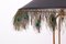 Brass Floor Lamp with Peacock Feathers, 1950s, Image 11