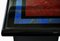 Mesa de centro cuadrada negra con tablero de pizarra con incrustaciones y columnas de pizarra de 4 piezas hechas a mano en Italia de Cupioli, Imagen 4
