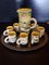 Mid-Century Ceramic Jug with Cups by R.Dufranier, Set of 9 10