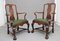 19th Century Walnut Armchairs, Set of 2, Image 1