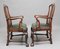 19th Century Walnut Armchairs, Set of 2, Image 10