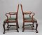 19th Century Walnut Armchairs, Set of 2 8