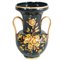 Große handdekorierte Terrakotta-Vase aus Neoklassizismus, 19. Jh. Von Telatin für Nove Bassano, 1848 1