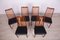 Leather and Teak Dining Chairs by Leslie Dandy for G-Plan, 1960s, Set of 6 4