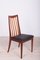 Vintage Teak & Leather Dining Chairs by Leslie Dandy for G-Plan, 1960s, Set of 4, Image 1