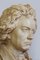 Große antike Beethoven Büste aus Gips von Ernst Julius Hähnel für Gebrüder Weschke Dresden 4