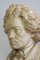 Large Antique Beethoven Bust in Plaster by Ernst Julius Hähnel for Gebrüder Weschke Dresden, Image 11