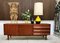 Deutsches Teak Sideboard mit Messing Griffen, 1950er 6