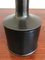 Black Ceramic Bottle Vase by Franco Bucci, Pesaro, 1970s 4