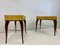 Mid-Century Italian Wood and Parchment Bedside Tables, 1950s, Set of 2 3