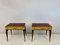 Mid-Century Italian Wood and Parchment Bedside Tables, 1950s, Set of 2 11